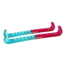 (Green and Pink) 2x Ice Skate Blade Guards for Hockey & Figure Skating