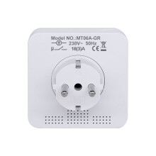 2PCS Mechanical Timer Socket 24H Countdown Auto Power Off Programmable Cycle Saving Indoor EU Plug