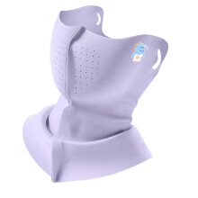 (Purple) Windproof Children Neck Gaiter Ski Mask Breathable Cold Weather Skiing Cycling Blue