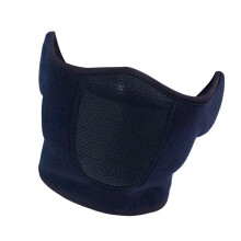 (Navy blue) Breathable Fleece Half Mask for Cycling Running Snowboarding Black