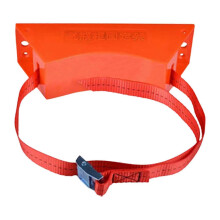 (Orange) Portable Gas Cylinder Holder Stand Easy Install Wall Mount Bracket Propane Tank Storage