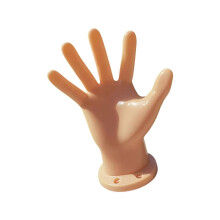 (Skin Color) Figurines de mains sculptées en PVC représentant des ballons de basket et de football, avec différents scénarios et couleurs de peau.