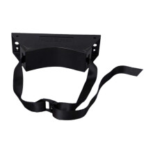 (Black) Portable Gas Cylinder Holder Stand Easy Install Wall Mount Bracket Propane Tank Storage