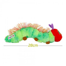Hungry Caterpillar Plush Toy Pillow Children's Picture Book Neck Pillow Doll, Green Caterpillar Shape, Soft and Skin-Friendly