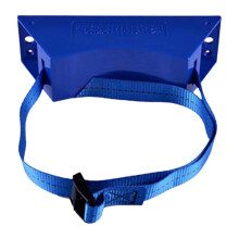 (Blue) Portable Gas Cylinder Holder Stand Easy Install Wall Mount Bracket Propane Tank Storage