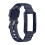 (Navy Blue) Silicone One Body Armor Watch Strap For Fitbit Charge 4 SE 1