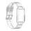 (Transparent) Silicone One Body Armor Watch Strap For Fitbit Charge 4 SE 1