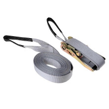 (Gray) 2-Inch Slackline Kit Adventure Trick Line for Camping Backyard Birthday