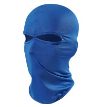 (blue) Windproof Balaclava Ski Mask Full Face Helmet Liner for Cycling Motorcycle Fishing Black