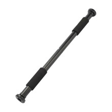(Black and Black Bar) Barra per trazioni da porta senza viti, per palestra domestica, strisce blu