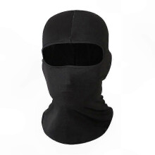 (Black) Windproof Dustproof Ski Balaclava Face Mask for Men Outdoor Activities
