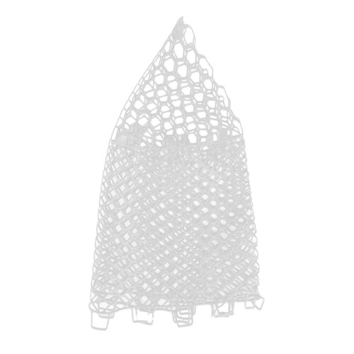 (White, 47) Durable Rubber Fishing Net Replacement for Outdoor Activities