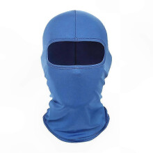 (Blue) Windproof Dustproof Ski Balaclava Face Mask for Men Outdoor Activities
