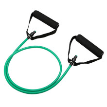 (Green 40LB) Bande de résistance avec poignées pour musculation, portable et utilisable partout, au bureau ou pendant votre pause.