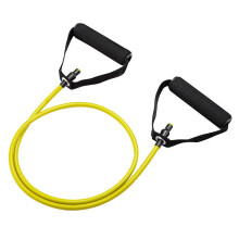 (Yellow 10LB) Bande de résistance avec poignées pour musculation, portable et utilisable partout, au bureau ou pendant votre pause.