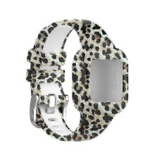 (Brown Leopard) Garmin Vivofit Jr 3 Kinder-Ersatzarmband, atmungsaktiv, schweißfest und kratzfest