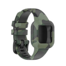 (Camouflage Green) Garmin Vivofit Jr 3 Kinder-Ersatzarmband, atmungsaktiv, schweißfest und kratzfest