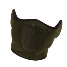 (Green) Breathable Fleece Half Mask for Cycling Running Snowboarding Black