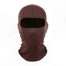 (Coffee) Windproof Dustproof Ski Balaclava Face Mask for Men Outdoor Activities