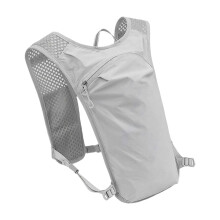 (Gray Color) Lätt vätskepaket 3D-mesh justerbart bröstband visselpipa vattentät vandring camping svart