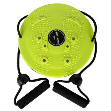 (Green) Waist Twister Disc for Home Fitness - Core Strengthening & Body Shaping Exercise Tool