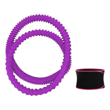 (Purple Sweat Band) Cerchio fitness con pesi, silenzioso, comodo, pieghevole, attrezzatura per allenamento