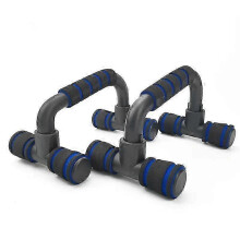 (blue) 25-26 Halkfri Armhävningsställning Hemma Power Rack Gym Armhävningsstänger Arm Bröstmuskler Bodybuilding