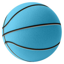 (Blue, Size 7) Ballon de basket silencieux - Taille 5, ballon sensoriel silencieux, portable et rebondissant