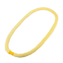 (Yellow) Cerchio elastico morbido con peso di 3,6 kg, ideale per allenare gli addominali senza affaticare la vita.