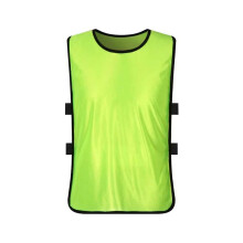 (Green, S) Children Football Training Vest Junior Uniform