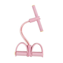 (Pink Four Tube) Bande de résistance à pédale, corde de tension, entraînement complet du corps
