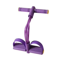 (Purple Six Tube) Fotpedalmotståndsband Spännrep Helkroppsträningsband
