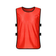 (Red, S) Children Football Training Vest Junior Uniform