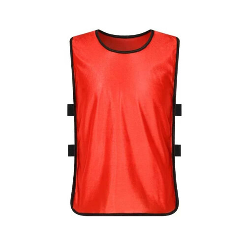 (Red, S) Kinder-Fußballtrainingsweste Junior-Uniform