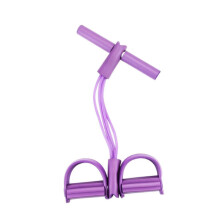 (Purple Four Tube) Fotpedalmotståndsband Spännrep Helkroppsträningsband