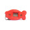 (Red) Handheld Diamond Ice Skate Sharpener for Hockey & Figure Skating 1