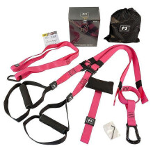 (Pink 6) Trx All-in-One Suspension Trainer - Home Gym System with Trx Training Club Access