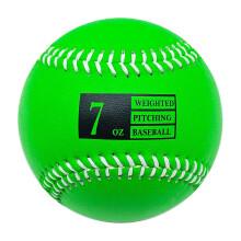 (7 OZ) Heavy Synthetic Leather Weighted Training Ball for Baseball Drill & Fitness Multicolor