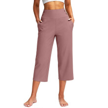 (Rouge color, S) Legging de yoga court taille haute pour femme, jambes droites, noir, taille S