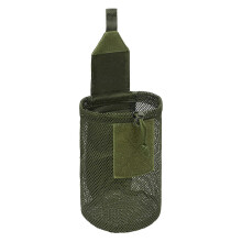 (Army Green) Taktisk sammenleggbar vannflaskeveske lett netting med snøring