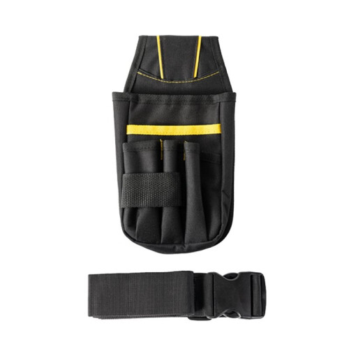 Tool Pouch with Belt Clip Multi-Pocket Organizer for Electricians Construction Maintenance