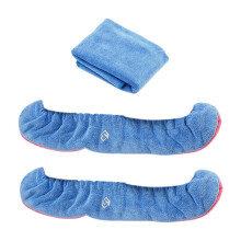 (Pink and Blue) 2 Pcs Ice Skate Blade Guards Hockey Covers Durable & Fashionable