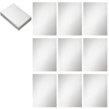 50 Packs Aluminum Metal Crafts DIY Foil 7.8 Inch X 11.8 Inch X 0.07mm Thick for Art Project Aluminum Flashing Wide Sheet