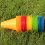 (Red) 10 Pack Plastic Skate Marker Cones for Roller Skating Practice Blue 4