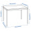 IKEA SANDSBERG Table & 4 Chairs Black 3