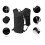 (Black Color) Lightweight Hydration Pack 3D Mesh Adj Chest Strap Whistle Waterproof Hiking Camping Black 4