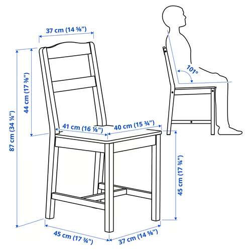 IKEA HAUGA White Chair 2