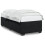 VidaXL vidaXL Bed Frame without Mattress Black Single Velvet 4