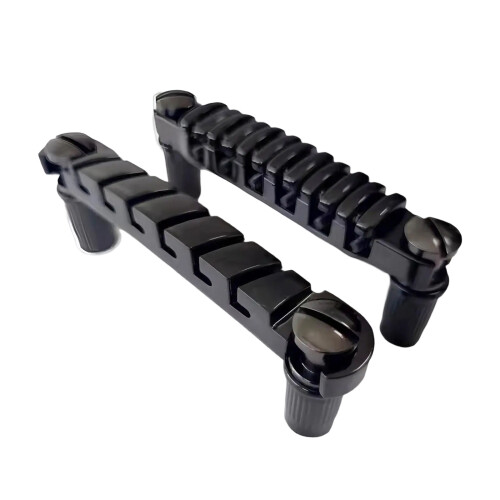Quik Change Bridge Tailpiece Replacement Electric Guitar Bridge Tailpiece Black
