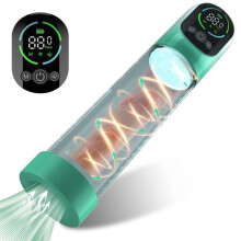 Electric Penis Pump for Men, Automatic Enlarger, Air and Water Stimulation, Adult Toy with Adjustable Pressure